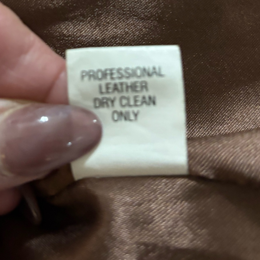 LAGUNA GIRL VINTAGE RETRO GENUINE SUEDE Brown Coat Lined Snap Closure Size M - Picture 7 of 12